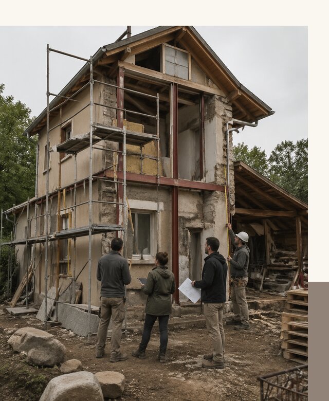 Реконструкция загородного дома под ключ в Александрове от бюро