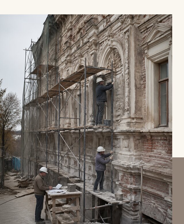 Реставрация объектов культурного наследия под ключ в Александрове
