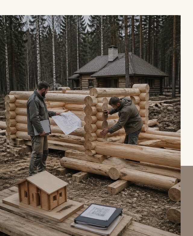 Проектирование и строительство домов из бревна в Александрове